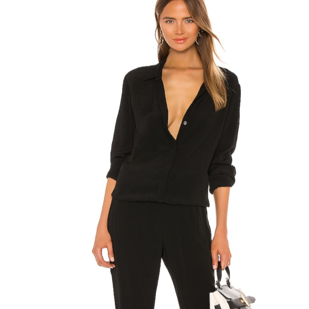 Monroe Crepe Long Steve Jumpsuit medium